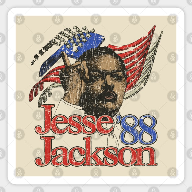 Jesse Jackson for President 1988 Sticker by JCD666